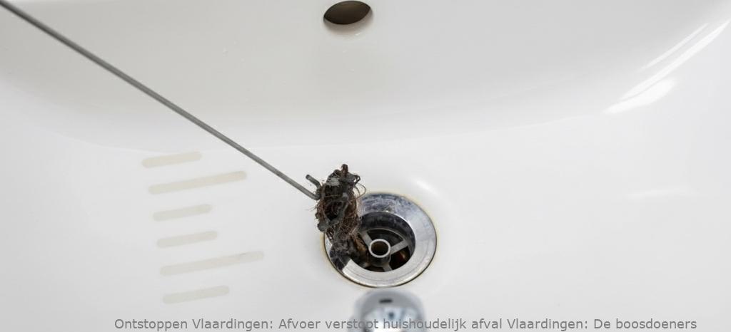 Afvoer verstopt huishoudelijk afval Vlaardingen: De boosdoeners