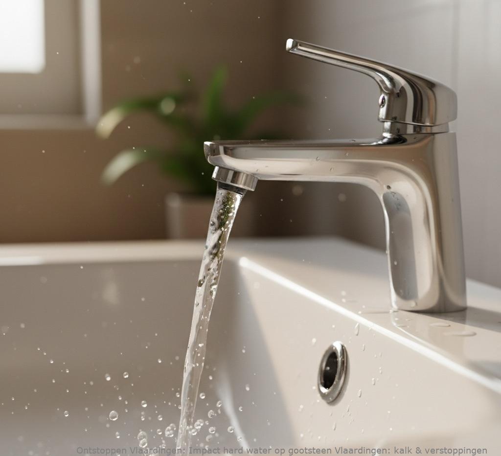 Impact hard water op gootsteen Vlaardingen: kalk & verstoppingen