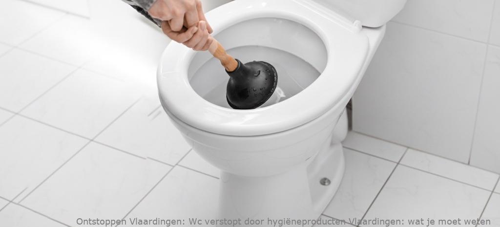 Wc verstopt door hygiëneproducten Vlaardingen: wat je moet weten